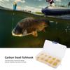 500pcs Fishing Hooks Set Carbon Steel Single   Fishhook Fly Fishing Carp Hooks