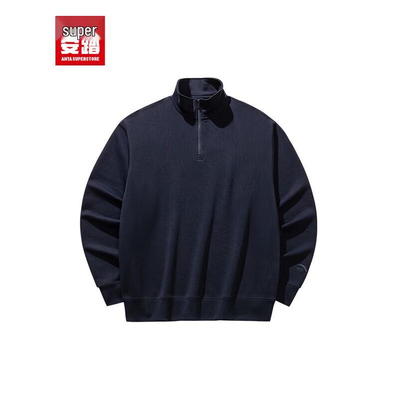 ANTA Men's Stand Collar Half-Zip SORONA Fleece Sweatshirt