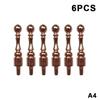 Glossy Cribbage Pegs 6pcs Premium Quality for 1/8 Inch Board Home Game Night Accessories