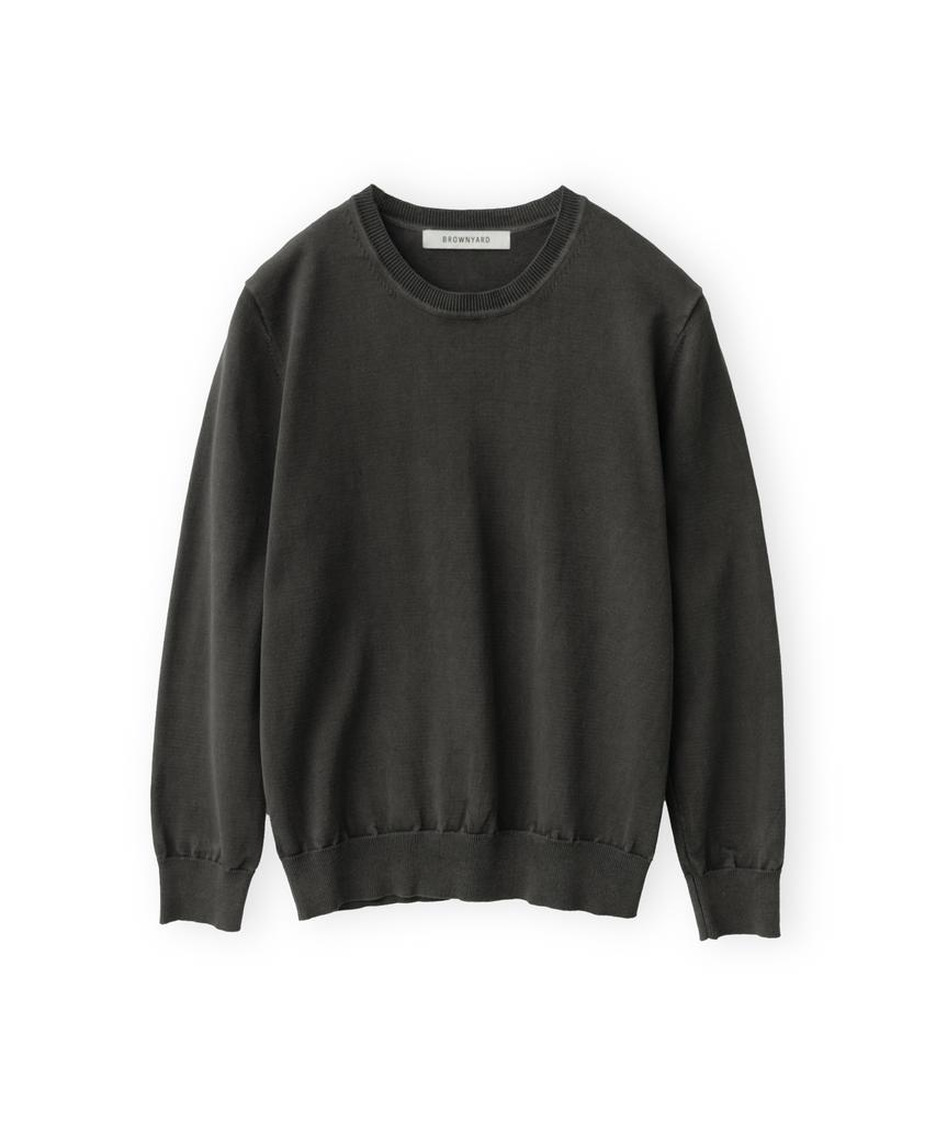 Beulaunyadeu Washed Cotton Knit, Black