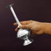 Steel Paneer Sombu Sprinkler Bottle for Holy Water – Traditional Sprout-Top Water Pot for Pooja, Gangajal, Rose Water, Gulab Pash, Perfume, Oil