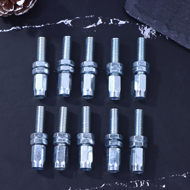 10Pcs M6 Screws Motorbike Throttle Cable Parts M6 Hollow Screw Throttle Cable Kart Throttle For Agricultural Machinery Accessori