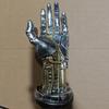 Cyberpunk Silverhand Mechanical Hand, Gaming Controller Holder Stand Punk Style Steampunk Modern Home Decor Resin Statue