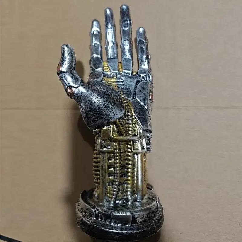 Cyberpunk Silverhand Mechanical Hand, Gaming Controller Holder Stand Punk Style Steampunk Modern Home Decor Resin Statue