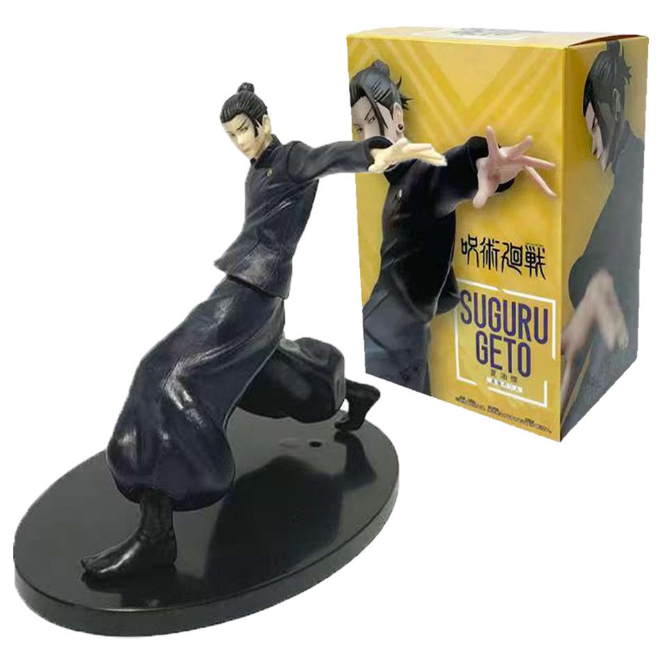 2 stk/sett JJK Animefigurer Gojo SATORU og Geto Suguru Actionfigur Geto Suguru figur Samlerobjekt Modell Dukker leketøy anime Gave