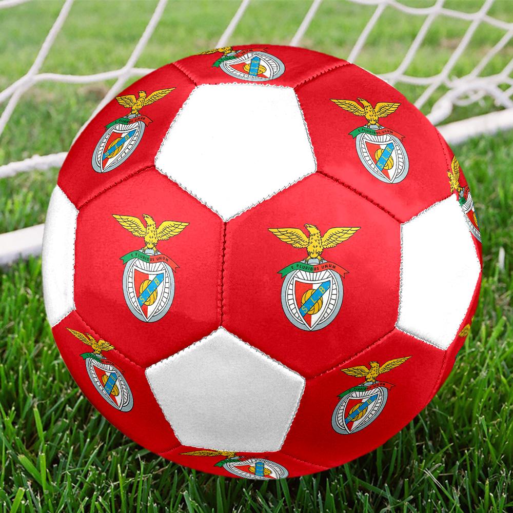 1PC S.L.B size 5 soccer ball PrahaIndoor Soccer Ball Colorful All Ages Machine Stitched PVC Competition Ready Durable High-Bounce