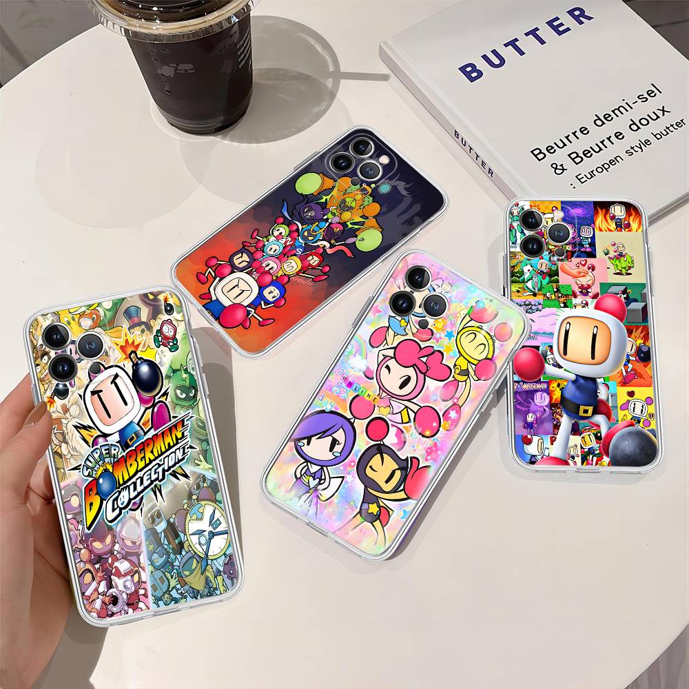 Super Bomberman Case for iphone 17 16 15 pro max 11 12 13 14 Pro Plus Phone Cover