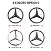 1 ud. 52 mm 57 mm Insignia Emblema Pegatina para Volante de Coche Para Mercedes Benz W204 W205 W212 W213 W221 W177 W246 GLA GLC CLA Clase A
