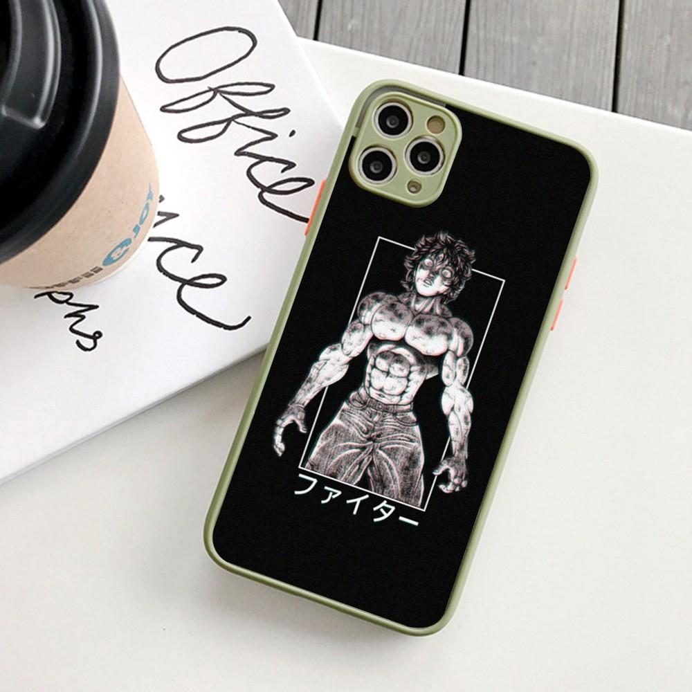 Anime B-Baki Phone Case For IPhone 14 11 12 13 Mini Pro Max 8 7 Plus X XR XS MAX Translucent Matte Cover