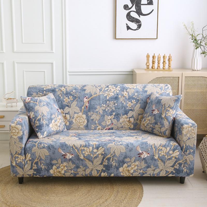 Elastic Universal Sofa Cover for Single, Double, or Three-Seat Sofas, All-Inclusive Cushion Protector.