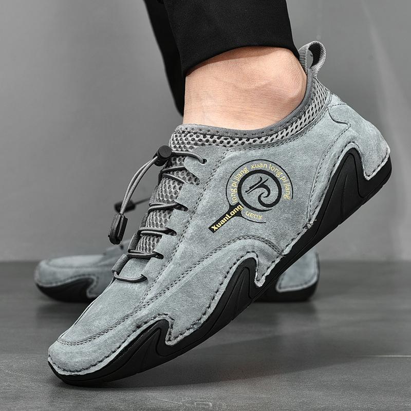 Fashion 2025 Loafers Shoes Men Outdoor Light Walking Breathable Summer Comfortable Casual Driving Shoes Mountaineering Travel Sneakers