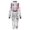 Halloween adult space costume silver spacesuit pilot stray earth party play jumpsuit