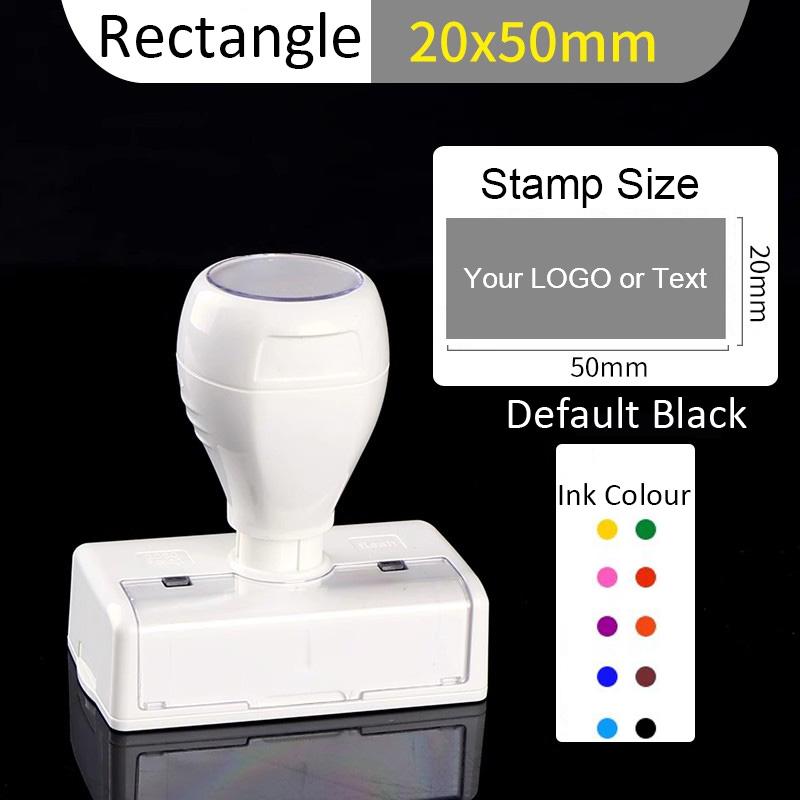 Custom Self Inking Return Stamp Address Personalized Signature Easy Stamping Seal Customized Your Design LOGO Rubber Stamps DIY