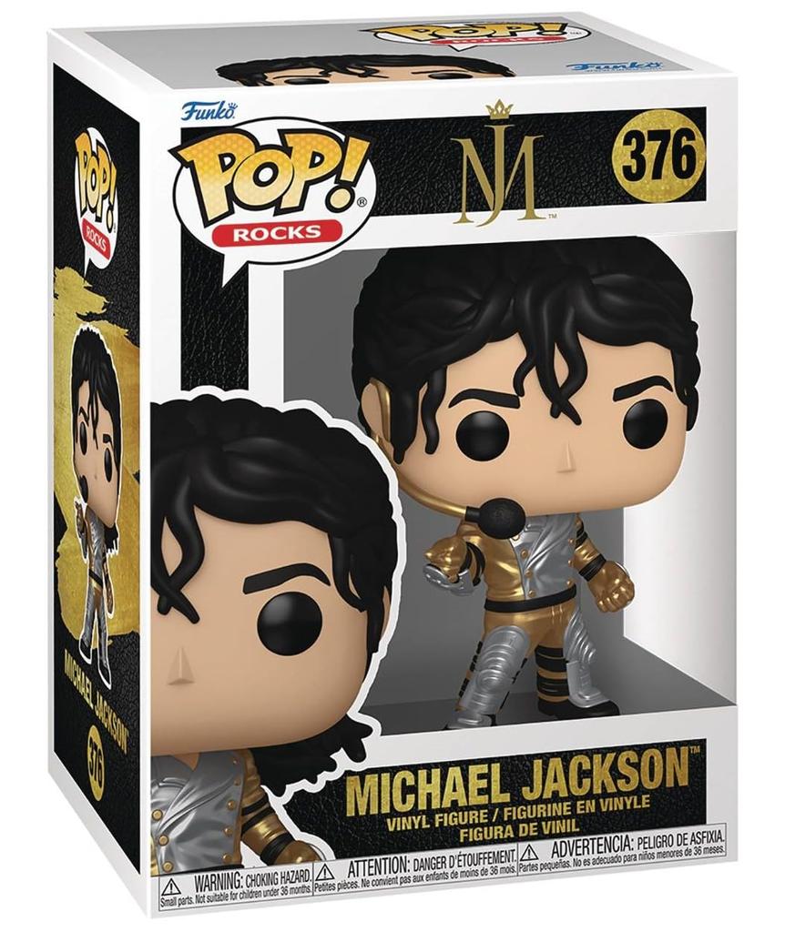POP! Michael Jackson Armor Outfit Vinyl Figure HIStory World Tour Multi-Color 9.5cm Compatible Box Protector Case Included