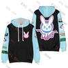 Cool Anime Dva Mikina Cosplay Pulovr Osobnostní Logo Mikina Cool Dámské A Pánské Ležérní Streetwear Oblečení Králík Kawaii Dětské T