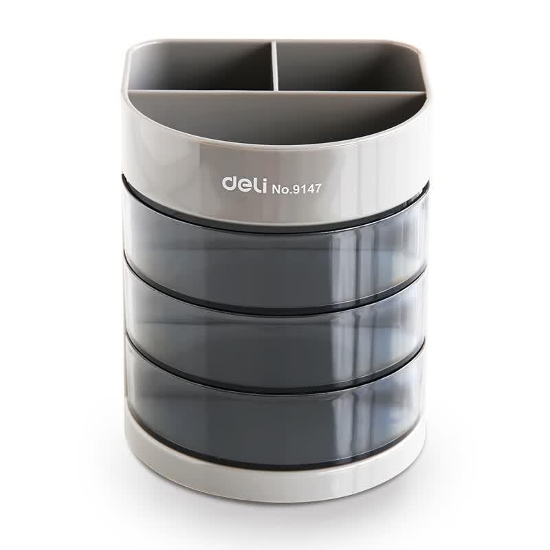 Deli Multi-functional 3-Layer Pen Holder