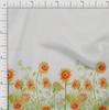 oneOone Tessuto Cotone Elasticizzato Foglie e Fiori Stampa Pannello Tessuto al Metro 40 Pollici