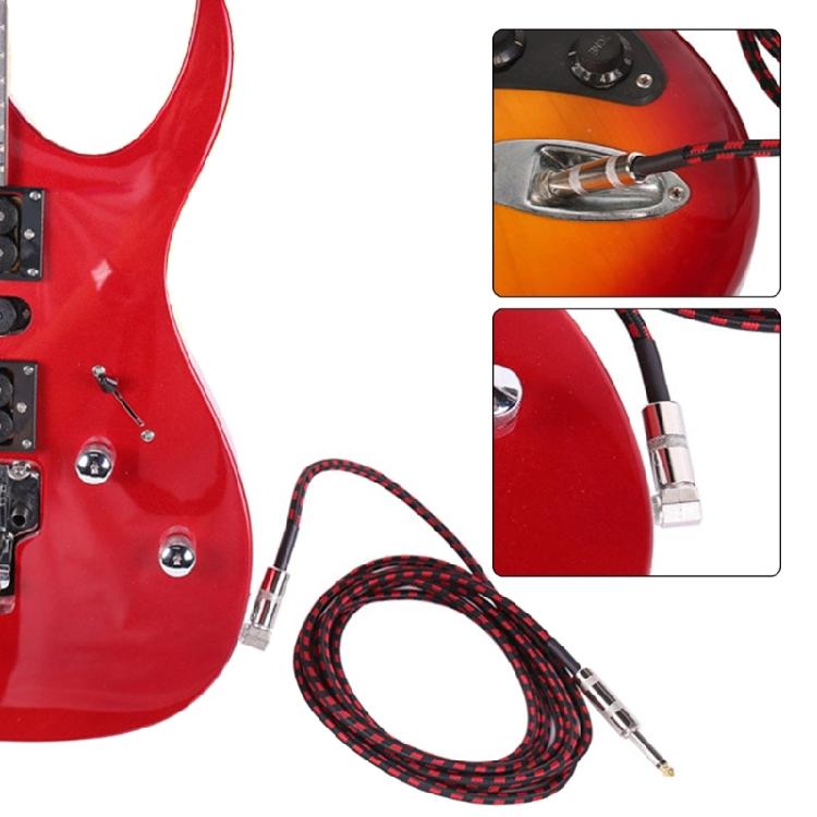 Guitar Cable Instrument Cable Guitar Cord Guitar Cable Guitar Cable Cord for Guitar Keyboard 1/4Inch Cable Right Angles