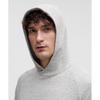 Lululemon Textured Double Knit Cotton Hoodie Heathered Melody Light Grey Black