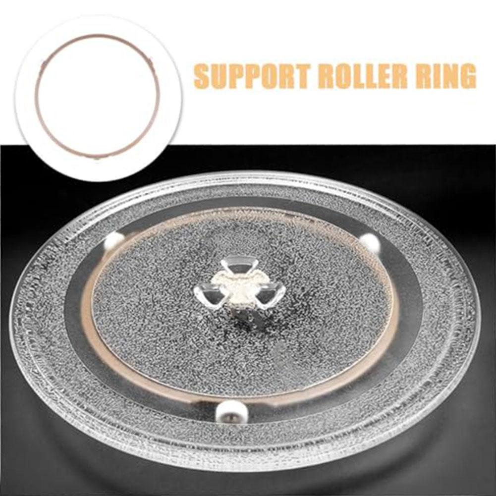 Replacement 2 Pack Microwave Turntable Ring 14mm Wheel Circular Roller 178mm