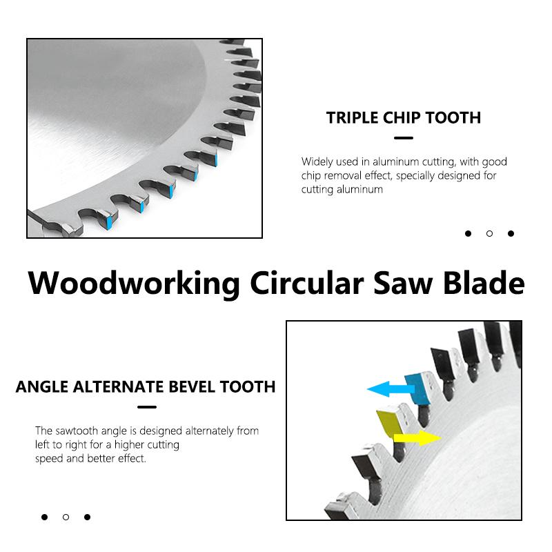 CMCP 210x30mm Circular Saw Blade 24T 48T 60T 80T TCT Saw Blade Carbide Tipped Wood Cutting Disc For Power Tools