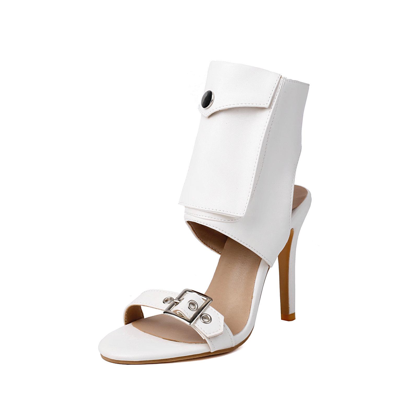 

Women Sandals 2025 Summer High Heels Shoes Ladies Sexy Dance Comfy with Pocket Stiletto 48