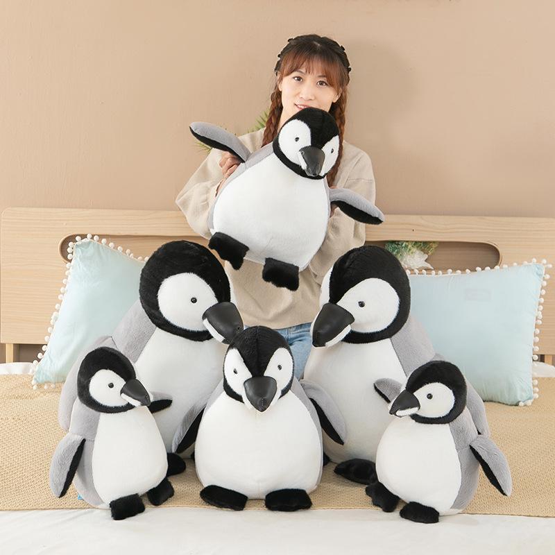 Plush Penguin Toy Cartoon Animal Stuffed Doll Room Sofa Decoration Kids Gift