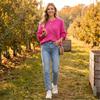 Women's Casual Neck Sweater for Spring and Fall, Long Sleeve Pullover for Everyday Wear