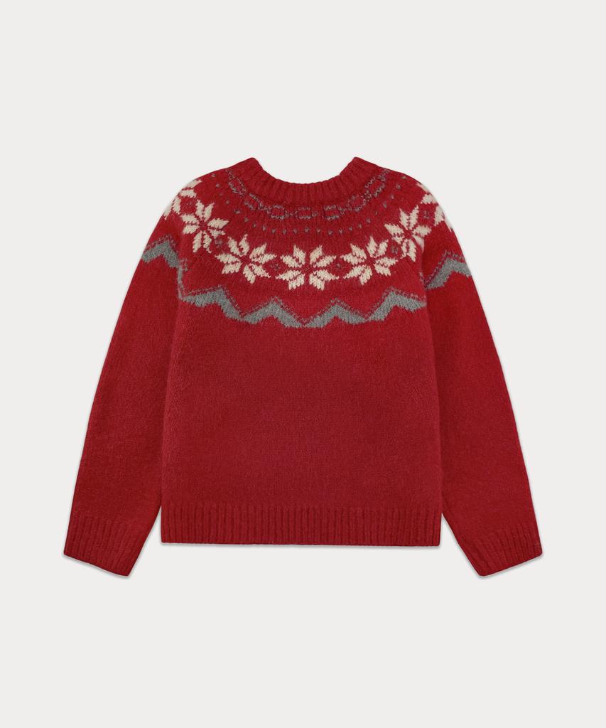 Sseomweeobeoteo Snow Alpaca Nordic Knit - Red