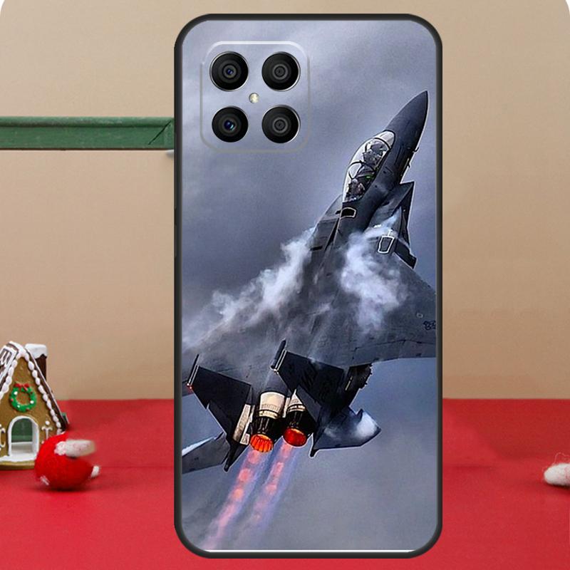 Military Aircraft Warship Fighter Case For Honor Magic 8 5 6 7 Lite Honor 400 Pro 200 70 90 X8c X8b X9a X9b X9c X9d Win Cover