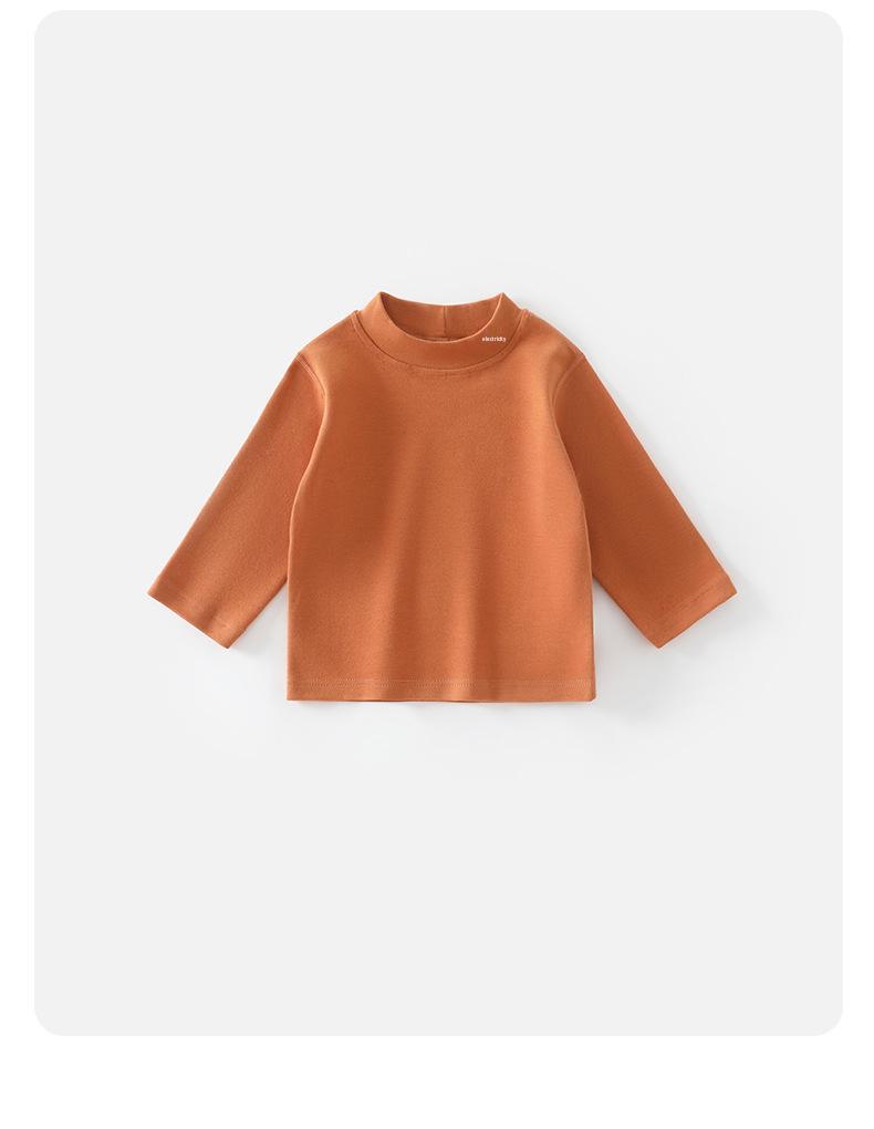 Children's High Neck Base Layer Top for Spring, Autumn, and Winter - Suitable for Infants and Toddlers (Boys & Girls).