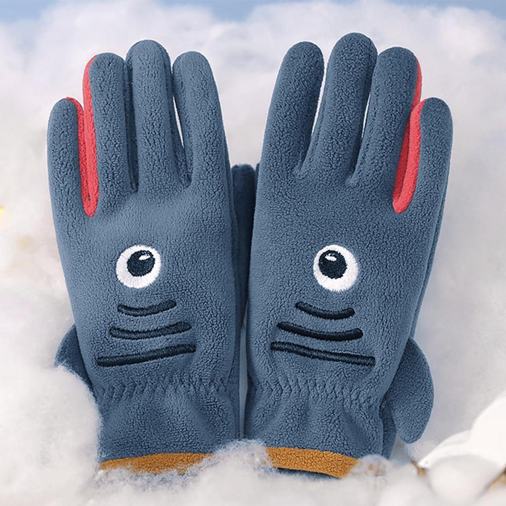 Warme Kinderhandschuhe plus Fleece Kältefeste Handschuhe
