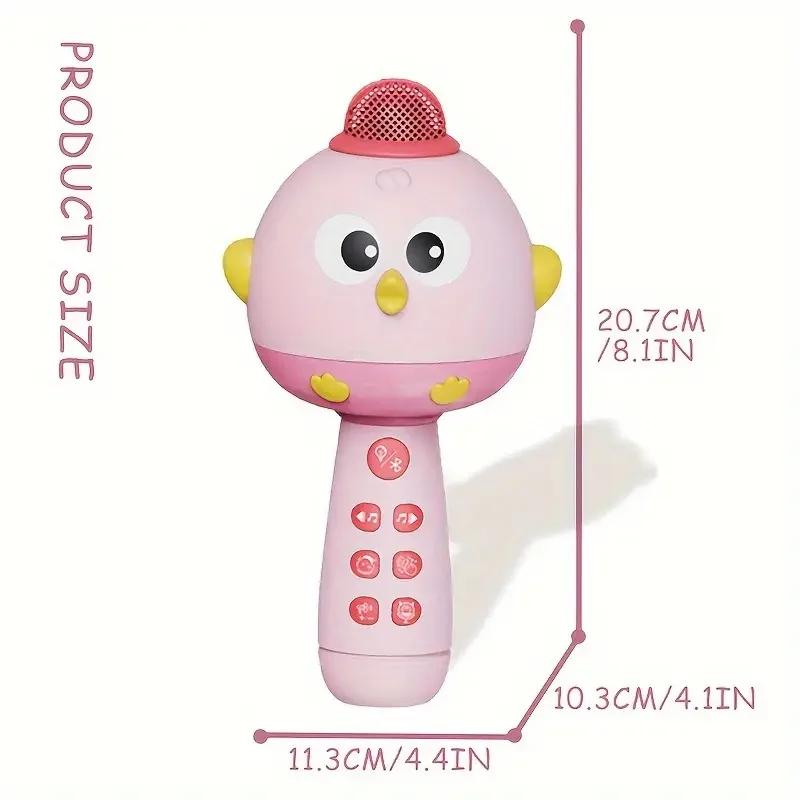 Kid Wireless Microphone Audio Integrated Machine Cartoon Children's Microphone  Bluetooth Early Education Music Baby Toys
