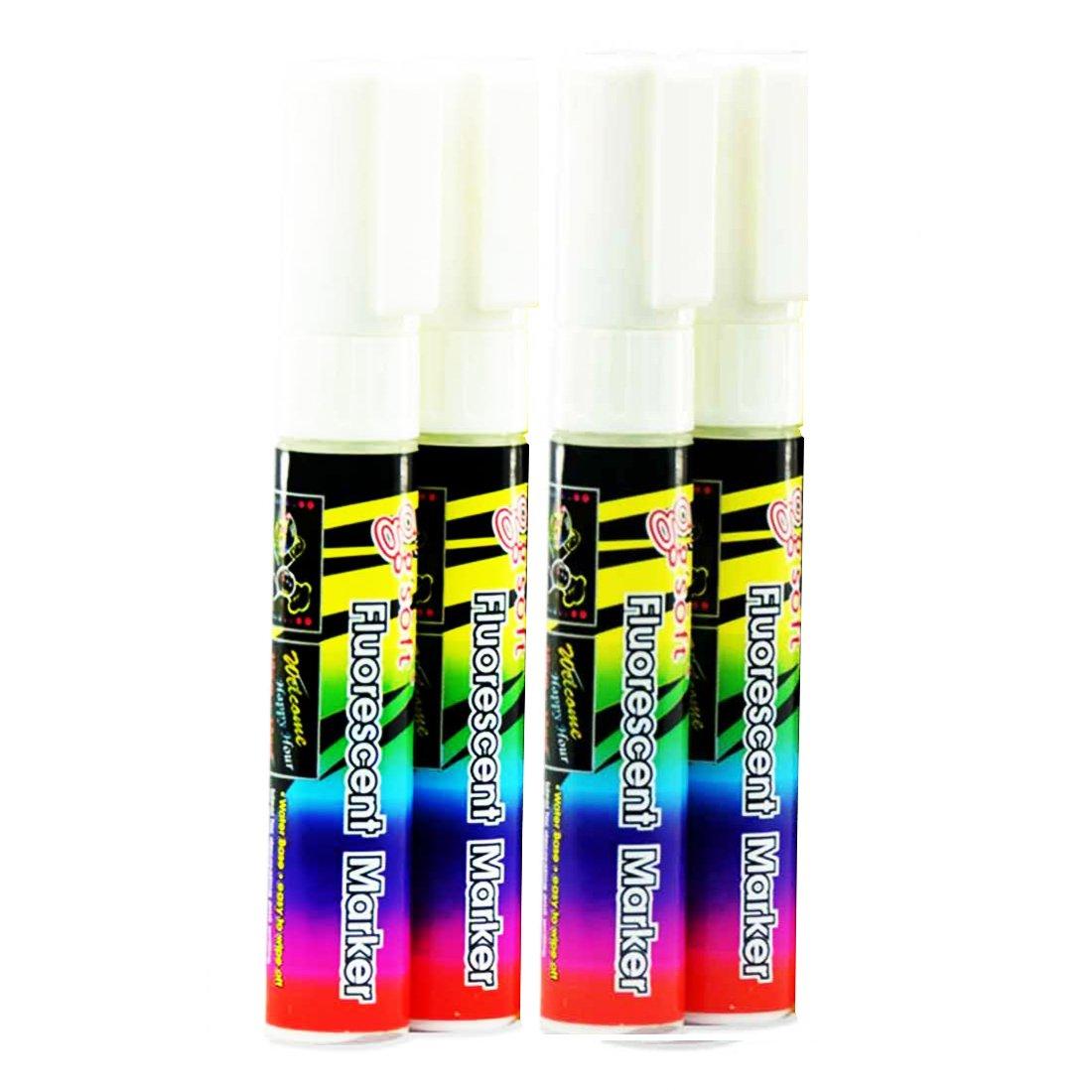 

Easily erasable with Fluorescent board white 4 White only water. markers, (bold), (1 color, markers)