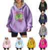 Women's Fashion Casual Christmas Angel Print Pullover Long-Sleeve Sweatshirt