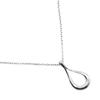 TIFFANY&Co. Åpen dråpe Halskjede Elsa Peretti Sølv925 2,6g Dame Brukt