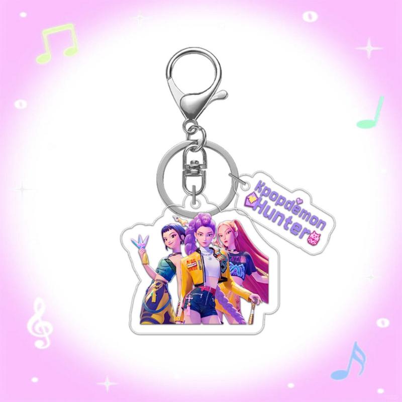 

Милые Kpop Брелоки Охотники на Демонов Руми Мира Зои Аниме Периферия Акриловый Подвеска Подвеска для Рюкзака Украшение Поклонники Игрушки Подарки A6