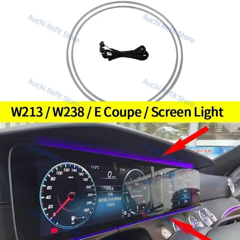 Hot Interior Mouldings 64 Colors LED 3D Rotating Tweeter Speaker Air Vents Interior Ambient Light For Mercedes Benz W213 E-Class