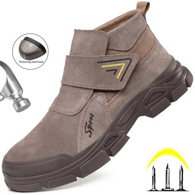 Schweißer-Arbeitsschuhe, Stahlkappe, Sicherheitsstiefel, Herren und Damen, unzerstörbare Schuhe, Herren-Sicherheitsschuhe, rutschfeste, pannensichere Arbeitsschuhe