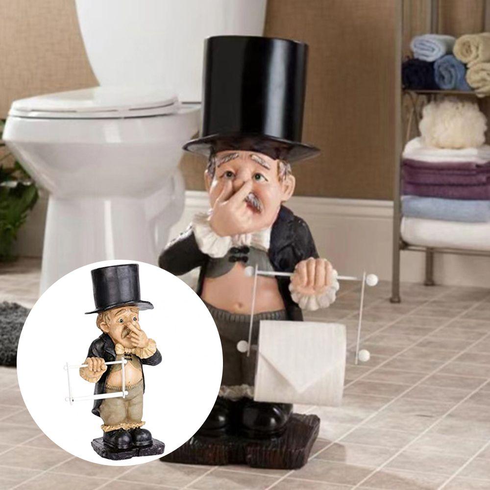 

Горячий домашний декор, полимерный держатель для полотенец, скульптура, фигурки, украшение для джентльмена, подставка для салфеток, вешалка