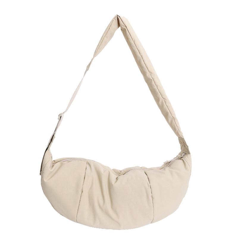 Canvas Duffle Bag For Women With Zipper Closure And Inner Pouch For Daily Use