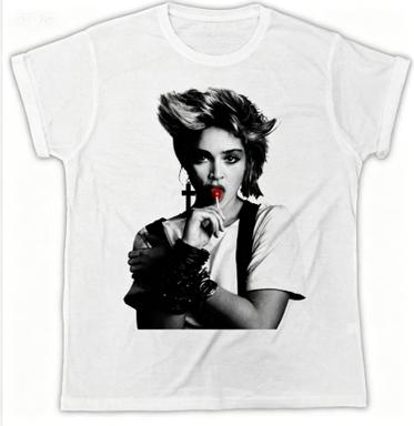 Vintage Fashion Icon Madonnas Vintage Style Tshirt With No Label Comfortable Fit