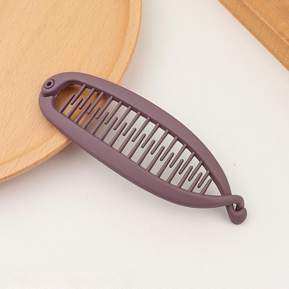 Multi-Sizes Fish Shaped Hair Clip Claw Ponytail Holder for Women Girls Banana Clips Crabs Black Women Hair Styling Accessories