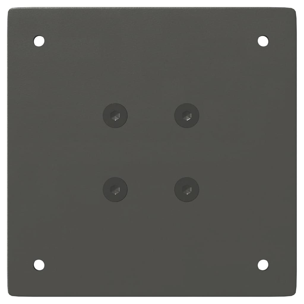 Vidaxl Nogi Do Stolika Kawowego, 4 Szt., Antracyt, 90-92 Cm, Stal