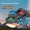 H19 Drop-resistant EPP Foam Stunt RC Airplane Hand-throw Fighter Quadcopter Toy Drone