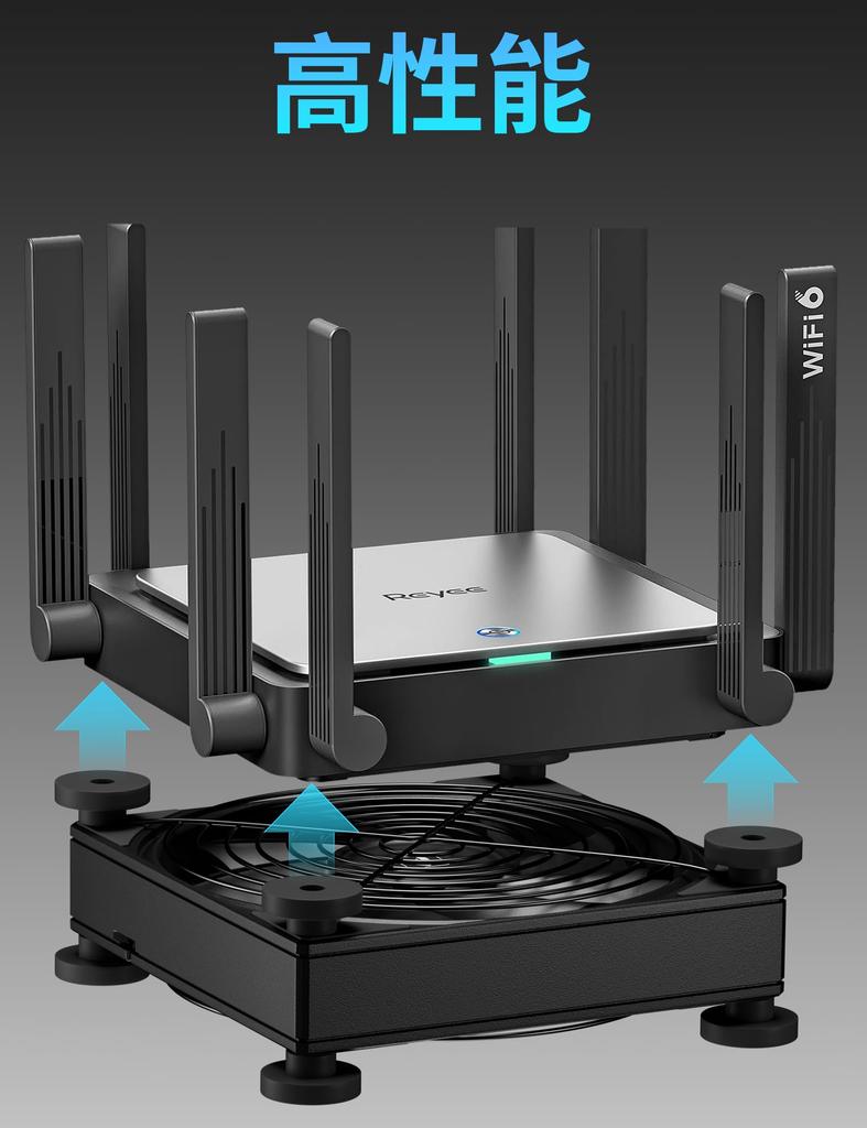 Novonest U3DC1 Compact Ventilation Quiet Mini PC Cooling Cooler with Airflow 120mm DC 12V Single Fan Fan, Fan, Fan, 5-Level Adjustment, Fan, DC,