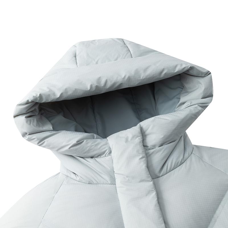 Anta Lightweight Warm Fashionable Comfortable Solid Color Hooded Versatile Down Jacket Women Outerwear 162548903N-6