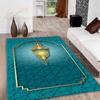 Islam Festival Portable Prayer Rug Muslim Kneeling Poly Mat Ramadan Kareem for Muslim Islam Waterproof Prayer Mat Carpet