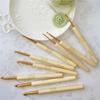 M-Modern-9Pcs 135Mm Bamboo Crochet Hook Wooden Handle Crochet Hooks Knitting Needles Sets For Making Sewing Blankets Yarn Crafts