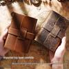 Retro Chinese-Style Cowhide Notebook: Thickened Diary & Notepad Gift